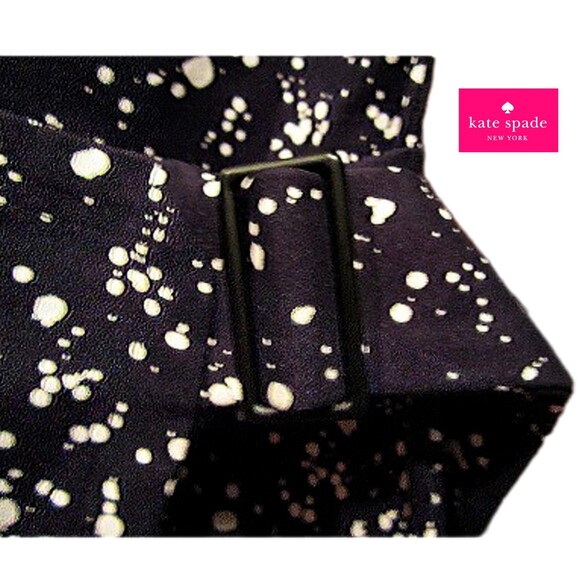 KATE SPADE NEW Asymmetrical Crossover Buckle Wrap Panel Dress 0 - Picture 6 of 11
